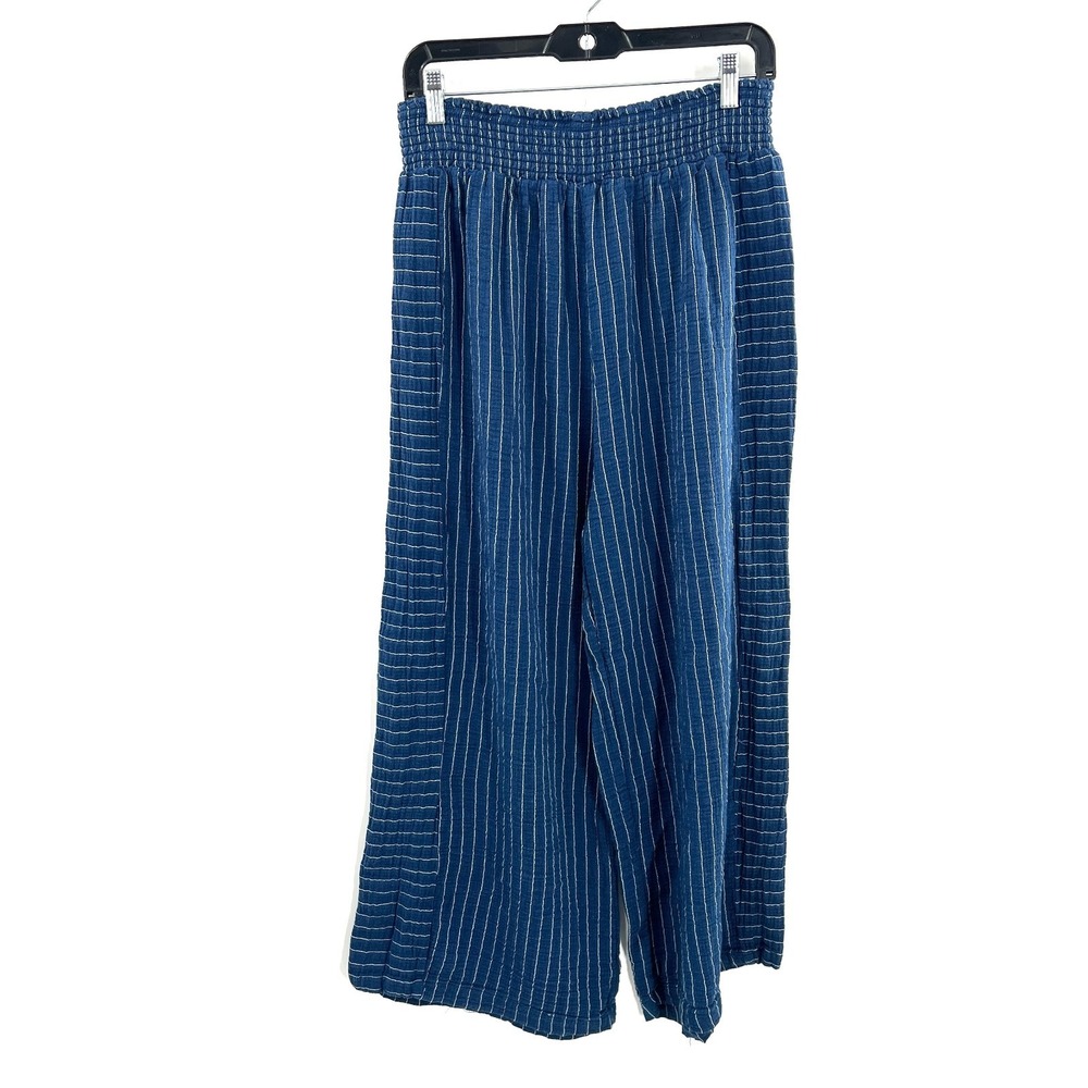 Joie high rise wide leg striped pant coastal grandmother nautical breeze boho 1x - Picture 3 of 12